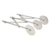 Stainless Steel Pastry Cutter Multi Round Baking Roller Durable Cookie Dough Divider  Pizzas