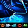 Car Atmosphere Lights LED Cold Light Line Auto Console Decorative Light Strip DIY Ambient Ligh EL Luminous Linet Interior Light