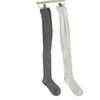 Bubble-pile Knee-high Socks Trendy Girls' Anti-slip Ribbed Solid Color Boneless Long Stockings