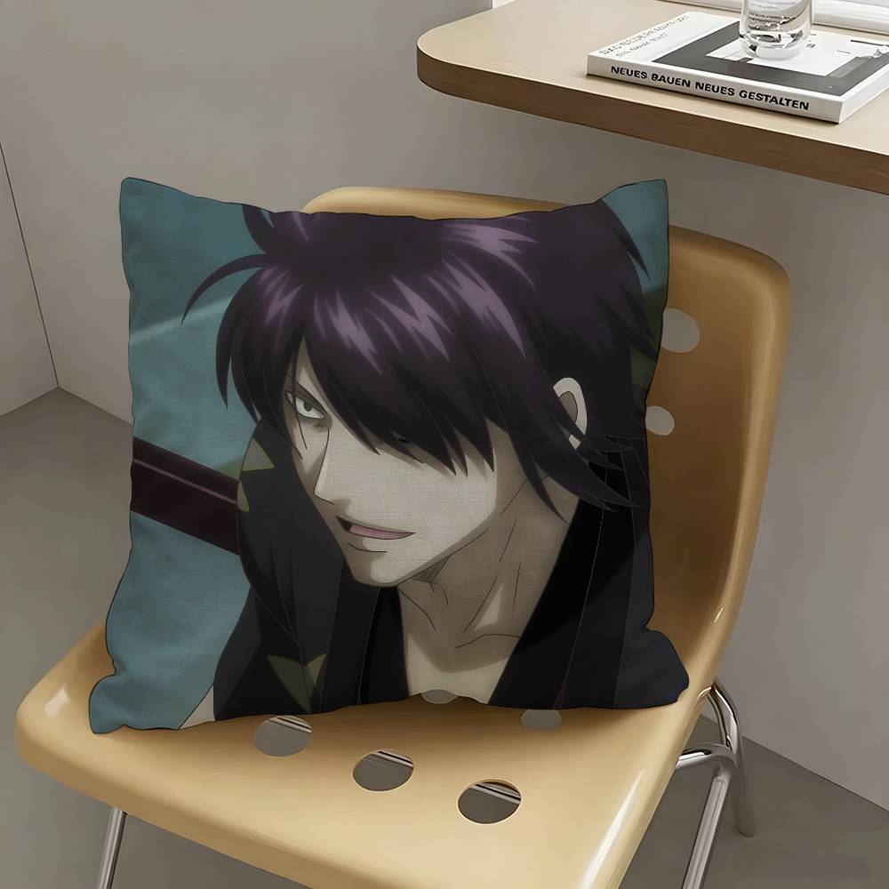 1pc Takasugi Shinsuke Anime Cartoon Characters Pillow Case Fashion Square Pillowcase Bedroom Sofa Room Ins Decoration Leisure
