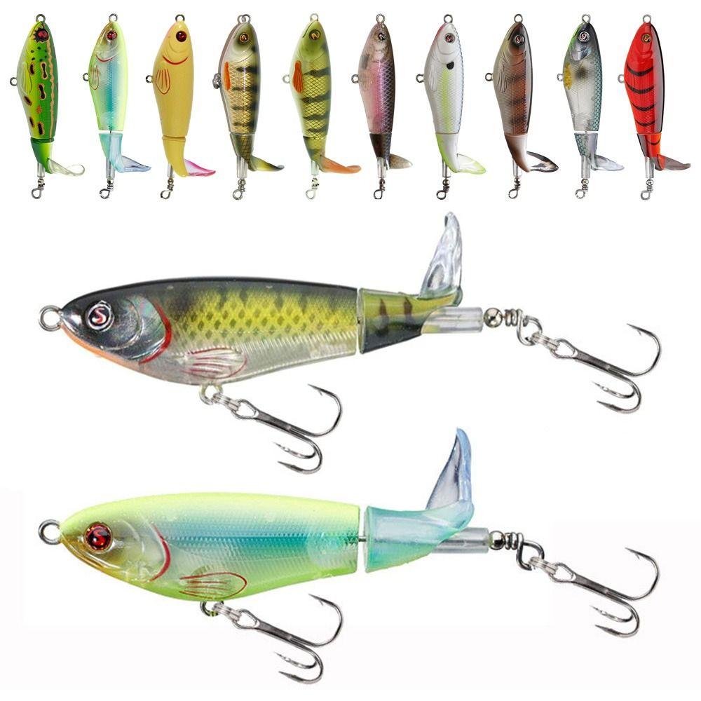 

Искусственная 2-сегментная рыболовная приманка Topwater Bass Plopper VMC Крючки Рыбная приманка