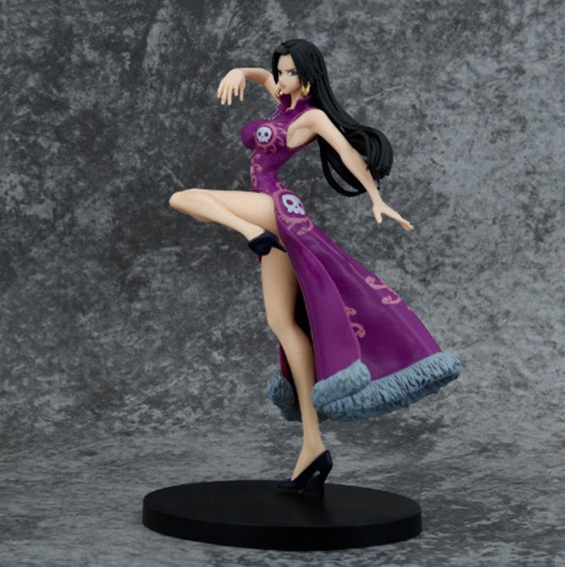 One Piece Hand-held Nine Snake Female Emperor Snake Ji Hankuk Beautiful Girl Kicking Female Emperor Hand-held Statue Model