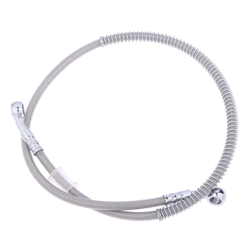 50-200Cm Motorcycle Brake Oil Hose Brake Line Universal Motorbike Stainless Steel Braided Pipeline Modification Parts