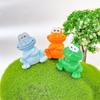10-100pcs Cartoon Big Mouth Solid colored toad Figurine Resin Crafts DIY Big Mouth Frogs Statue Frogs Ornament Birthday Gift