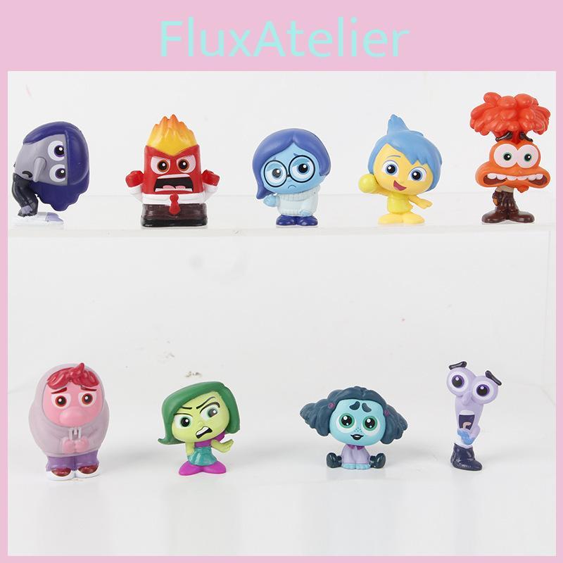 Inside Out Whimsical Q Version Pvc Figurines Set For Creative And Playtime Fun