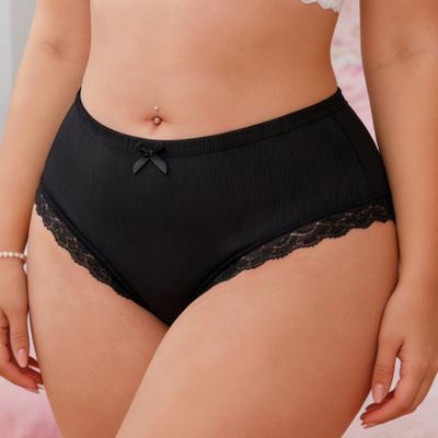 Übergröße Damen Sommer Sexy Hüfte Bequem Atmungsaktiv Mittlere Taille Slips