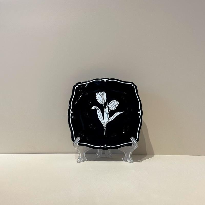 Vintage Tulip Ceramic Dinnerware Set 2025 New Retro Bowls Plates Dishes Tableware