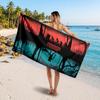 Large Beach TowelStranger Things Soft Absorbent Towel Beach Bath Home Use