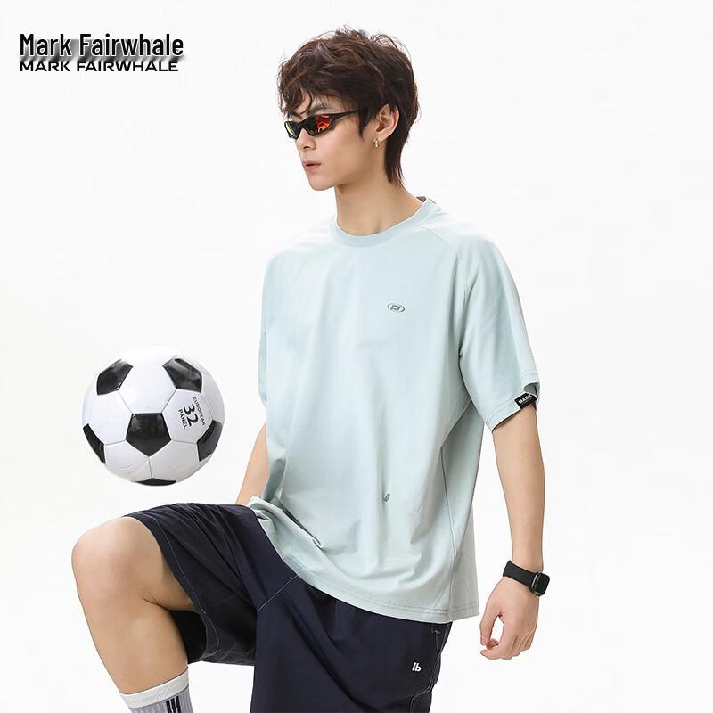 Mark Fairwhale Men s Summer Breathable T-Shirt 3XL светло-синий
