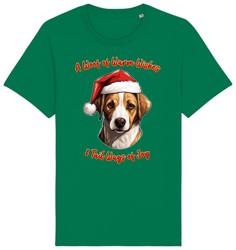 

Мужская рождественская футболка JACK RUSSELL Санта Собака Гав Пожелания Собаки Щенок Одежда 4XL