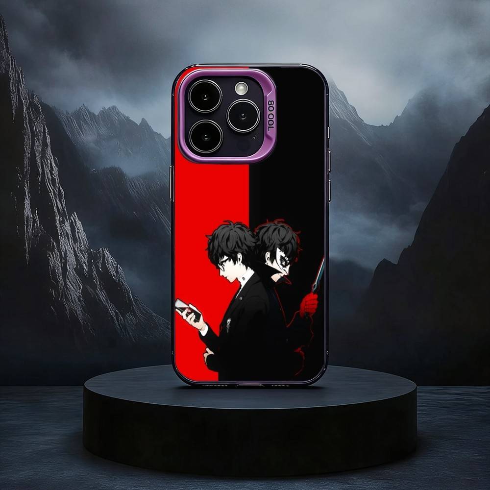 COOL Anime P-Persona 5 Black Candy silver phone case Phone Case For iPhone17,16,15,14,13,12,11 Plus,Pro Max