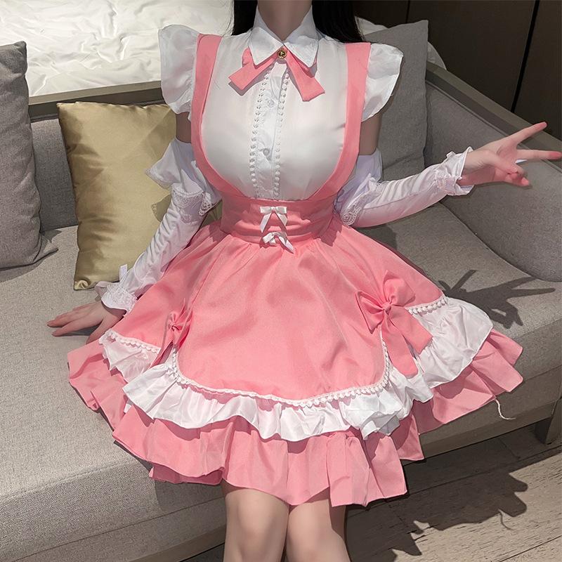 Lolita sexy lingerie clothes maid uniform dress maid suit seduction pajamas