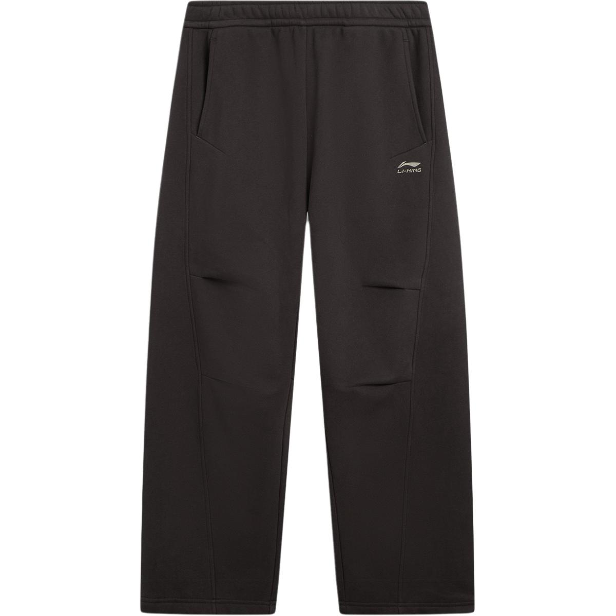 

Li Ning Спортивный стиль жизни Свободные повседневные флисовые простые трикотажные спортивные брюки прямого кроя Мужские брюки AKLVA09-6 XXL