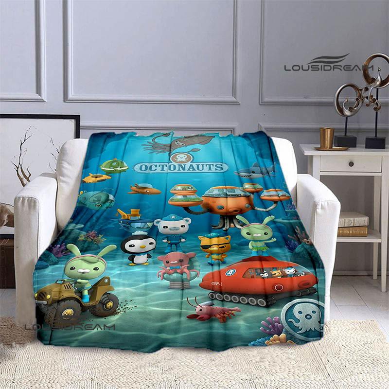 3D The-Octonauts printed blankets picnic blanket Warm Flannel blankets Soft and comfortable blanket bed linings Birthday Gift
