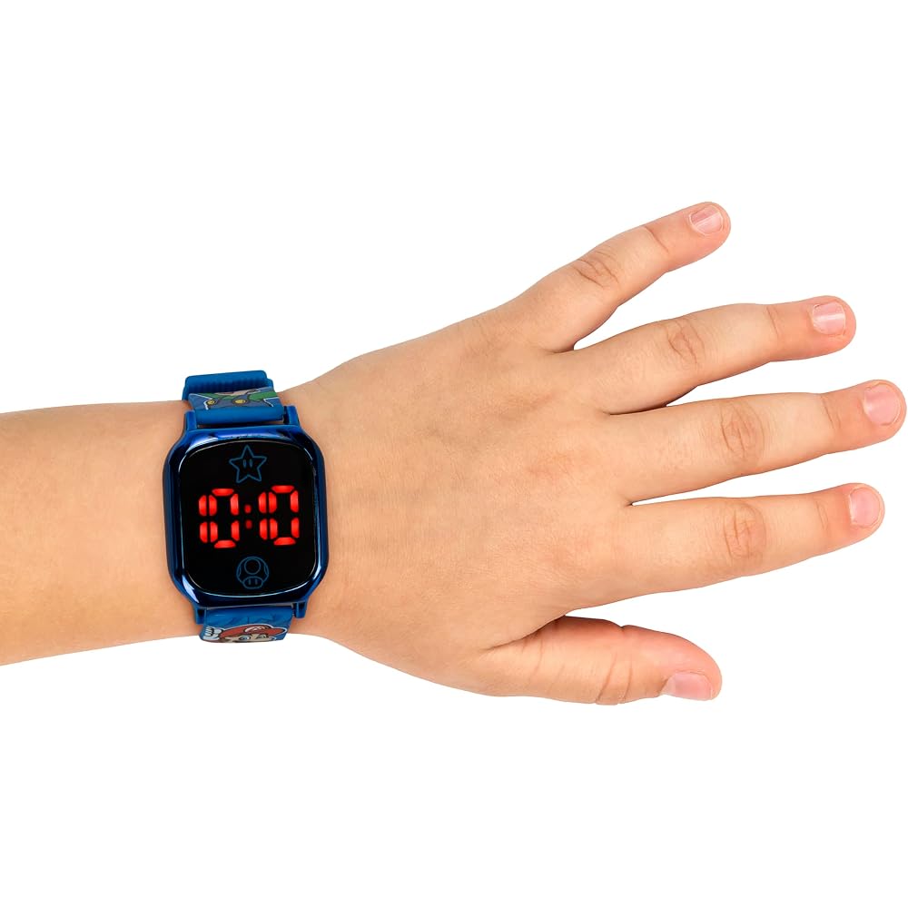 [Accutime Corp.] ACCUTIME Super Mario Digital Quartz Watch GSM4097AZ Blue