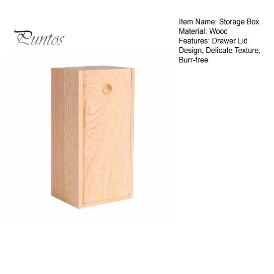 Natural Wood Storage Box Drawer Lid Design Handmade Versatile And Durable Organizer Delicate Texture Storage Solution