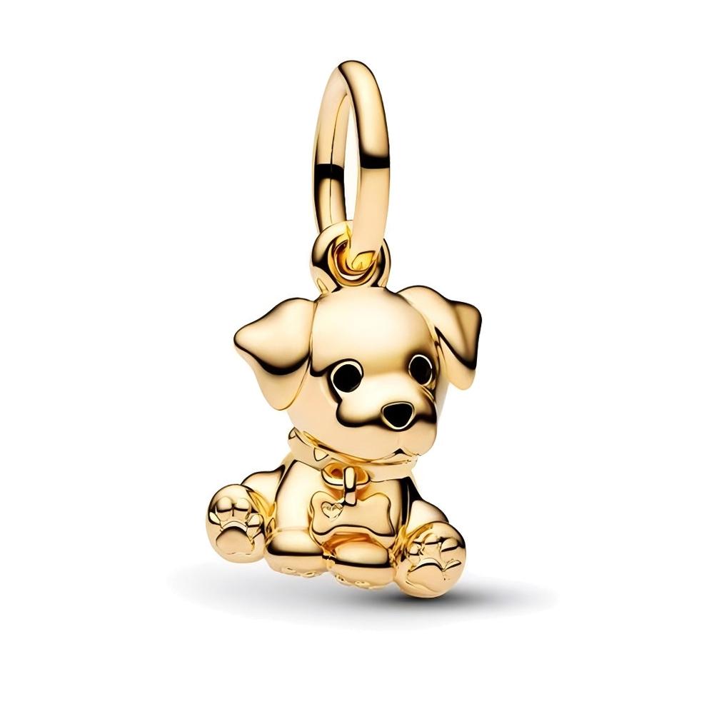 Gold Series Family Infinity & Airplane Globe Suitcase Triple Dangle Charm Fit Pan Bracelet DIY Women's Jewelry Gift