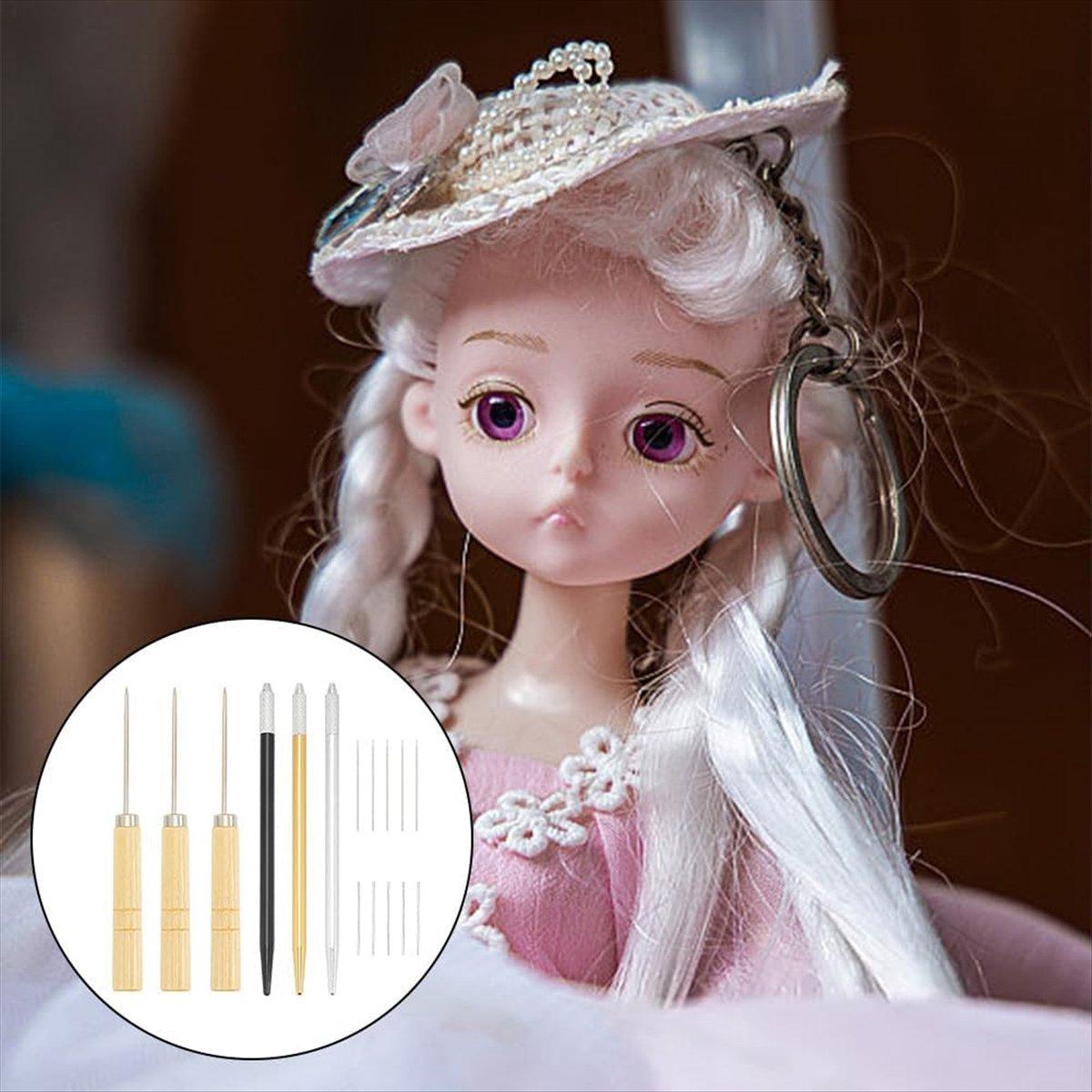 

2025+ Doll Hair Rooting Holders Tools Set, DIY Handle Doll Wig Tool Supplies Reroot Rehair Tools Hair Making Accessorie China Mainland