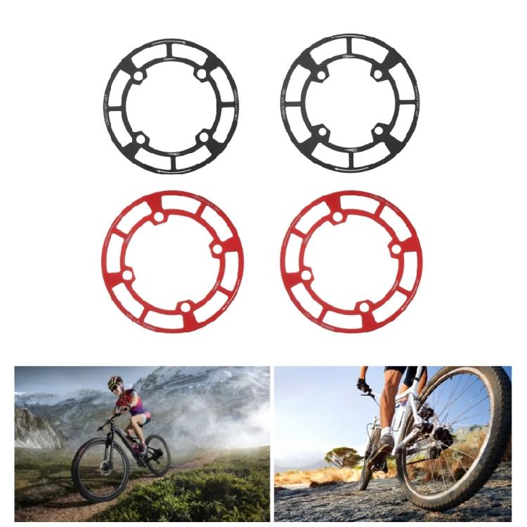 Aluminum Alloy Single Speed Chainring Guard for Bicycles Crankset Protections Crank Protector Bicycles Chainring Cover