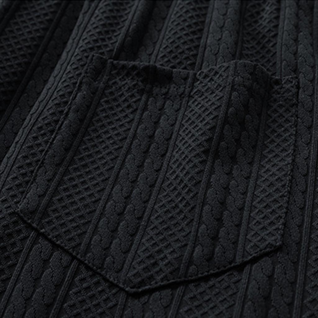 Pantaloncini Sportivi Casual da Uomo Estivi in Jacquard, Vestibilità Larga, con Elastico in Vita e Coulisse, per Attività all'Aperto e Uso Quotidiano