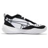 PUMA Playmaker Pro Courtside Unisex Non-slip Basketball Shoes Black White 378324-01
