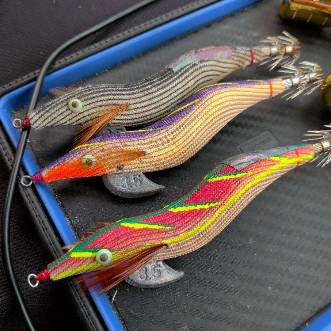 Used Hayashi bait Mokuzaru 3.5 size 3 piece set