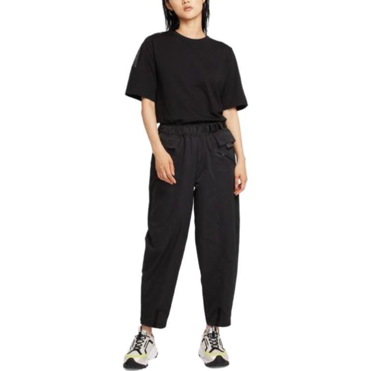 Nike Dri Fit T Shirts Women's Black Crew Neck Moderate Straight Fit DD4621-010