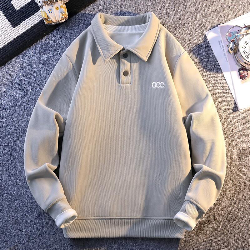 Men's Thick Fleece Pullover Sweatshirt