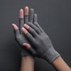 Cool Stretch Sunscreen Driving Mittens Open/Half Fingers Sun Protection Anti-Slip Fishing Gloves