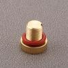 1Pc Brass Car Coolant Water Tank Expansion Drain Screw Plug 17111712788 11537793373 for BMW 128i 135i 318i 318ti 320i X5 X6 Z4 Oil Drain Plugs 3