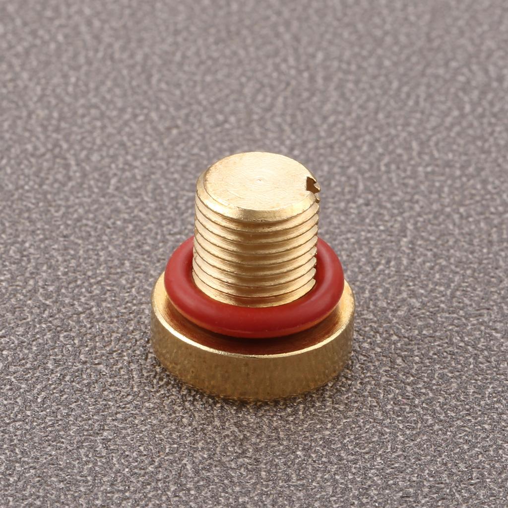 1Pc Brass Car Coolant Water Tank Expansion Drain Screw Plug 17111712788 11537793373 for BMW 128i 135i 318i 318ti 320i X5 X6 Z4 Oil Drain Plugs 3