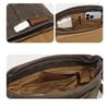 New Vintage Canvas Shoulder Bag Casual Men's and Women's Crossbody Bag Handheld Camera Bag Postman Bag for Out-of-home Travel