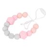 Kojenecký kousací náhrdelník Batolata Vynikající Měkký Silikonový Korálkový Kousací Náhrdelník pro Dásně