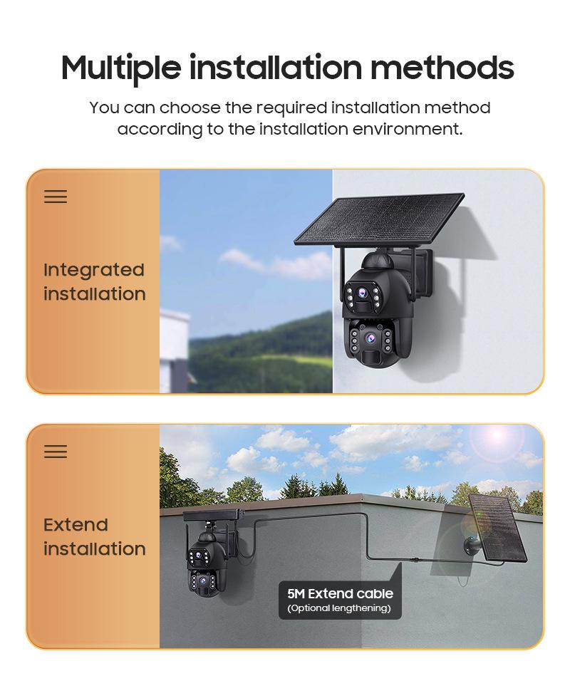 New AOV Solar Wireless HD Night Vision Outdoor Surveillance Camera
