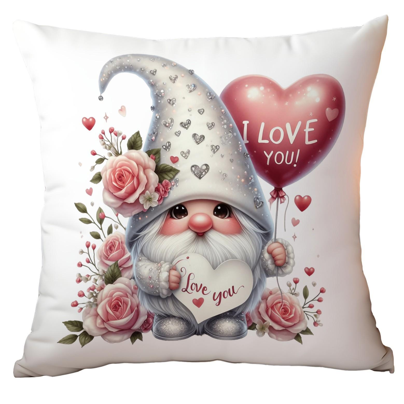 

New European And American Valentine S Day Love Dwarf Valentine S Day Pillow Cushion Cover Premium Durable 45 * 45Cm
