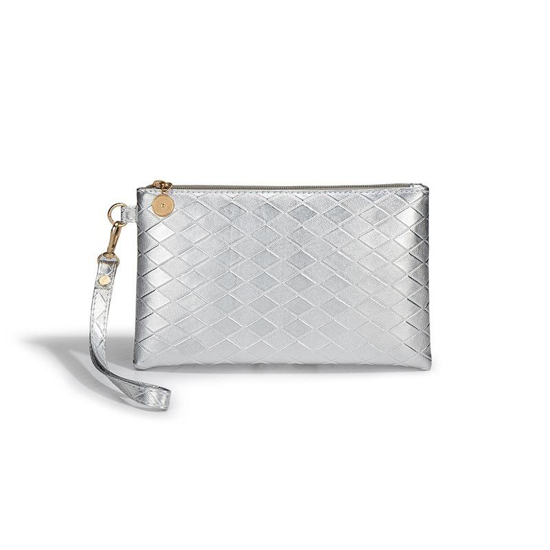 Women's bag new personalized rhombus handbag small and portable women's handheld mobile phone bag