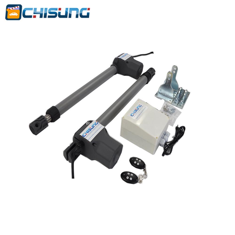 Solar-Powered Smart Double-Arm Swing Gate Motor for Villas & Homes