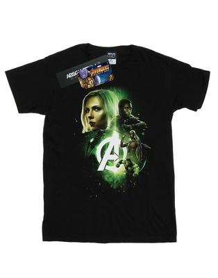 Herren Avengers Infinity War Widow Panther Team Up T-Shirt