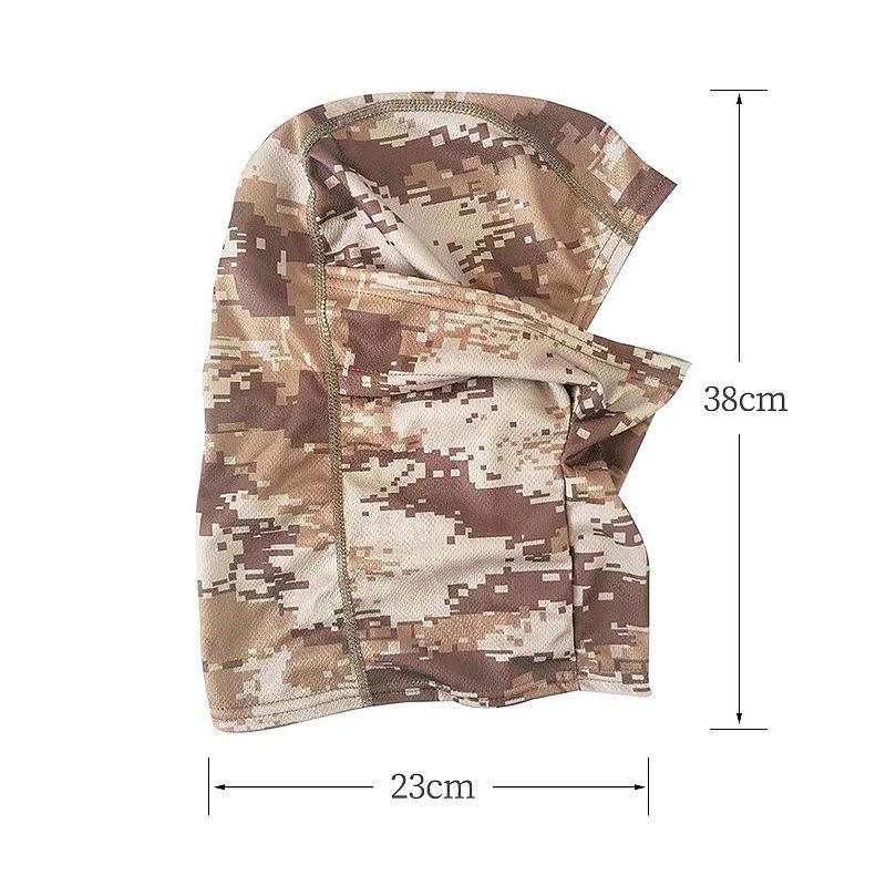 Camouflage Outdoor Sports Balaclava: Dustproof, Sun Protection Cycling Mask