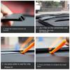 Auto Dashboard Sealing Strip Noise Sound Insulation Rubber Strips Universal for Weatherstrip Auto Accessories Car Stickers Parts