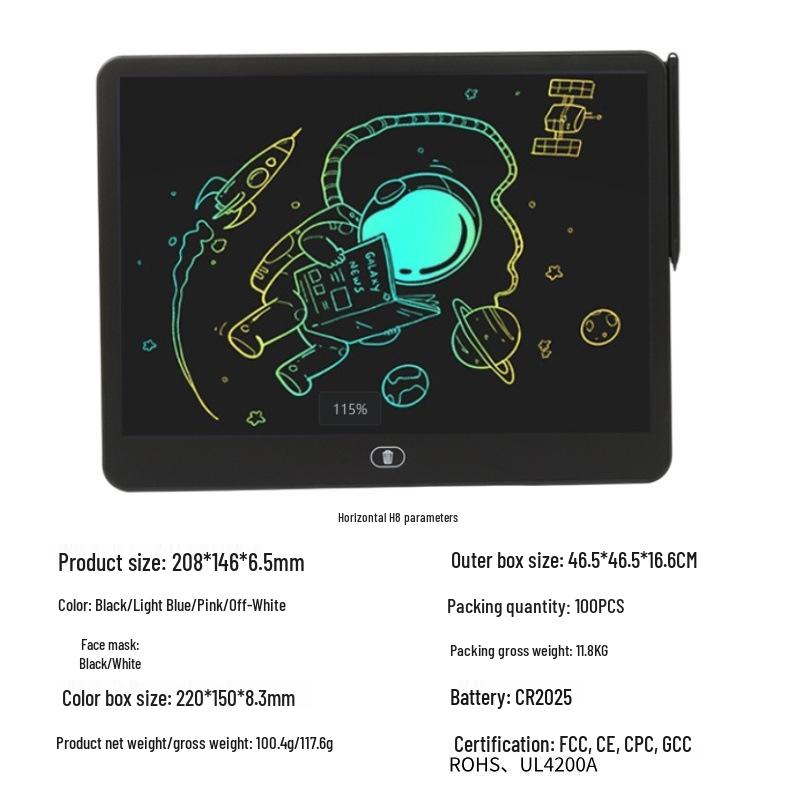 LCD Handwriting Tablet for Kids - Full Size Landscape 8/11/13/16 inches