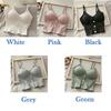 Fashion Ladies V-Neck Knitted Button Strap Vests Sexy Solid Colors Sleeveless Tank Tops Spring and Summer and Autumn Seamless Underwear Camisoles
