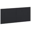 Wall Mounted Headboard ARNHEM Black Engineered Wood