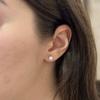 Silver Earrings with Cubic Zirkonia (2137535)