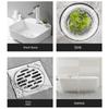 5/50PCS Disposable Floor Drain Sticker Anti-blocking Filter Screen Hair Catcher Drain Stopper Cover Kitchen Bathroom Accessories