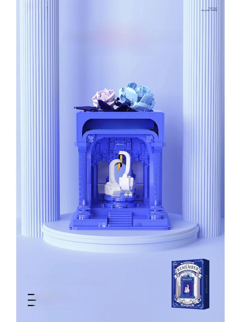 Belle Di Mini Partikel Kreative Desktop-Ornamente Liebe Serie DIY Spielzeug Bausteine