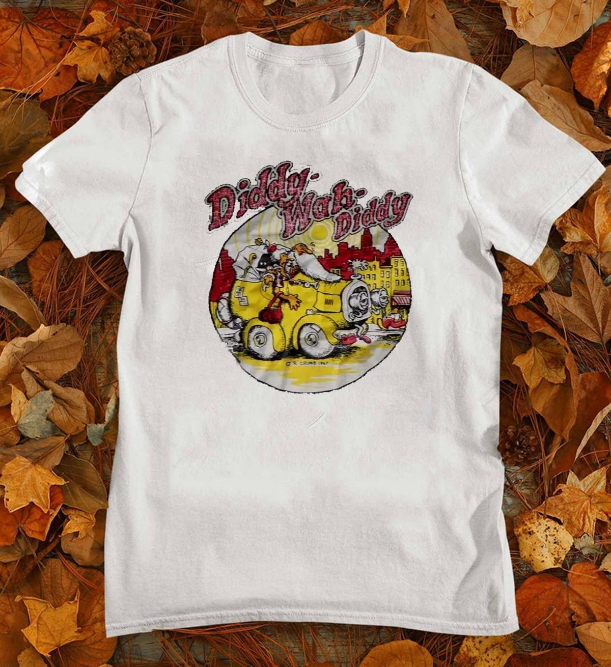 Keep On Truckin Crumb Diddy Wah Diddy T Shirt 1967 Classic Size S-5XL S разноцветный