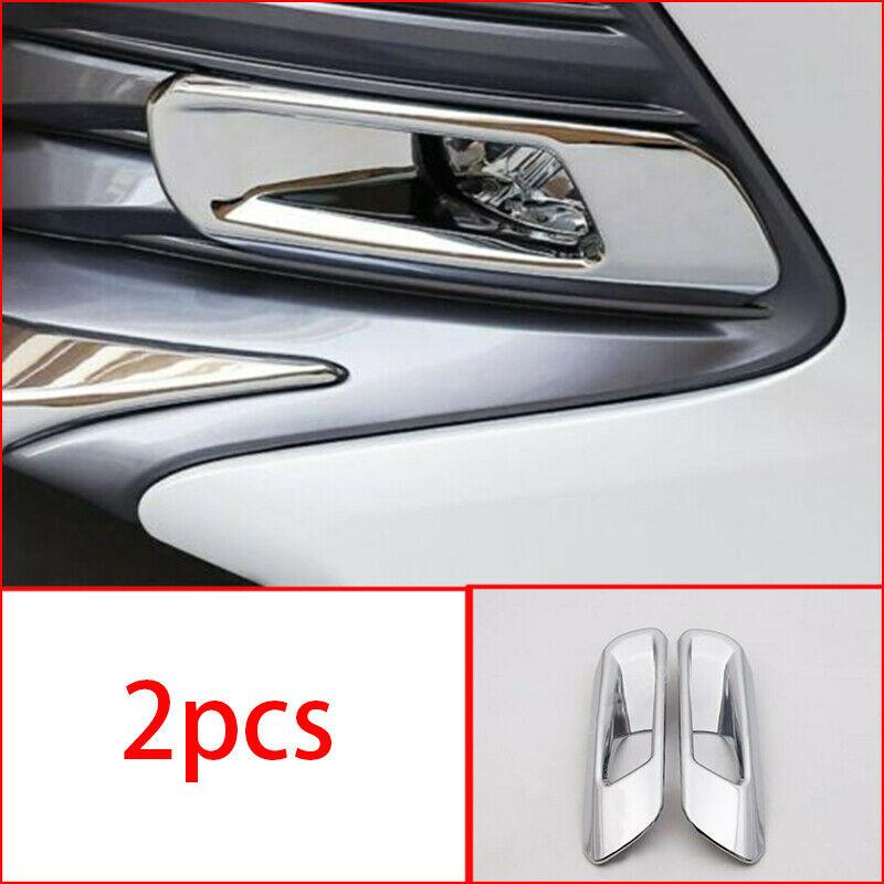 For Toyota Camry 2018-2020 ABS Chrome Exterior Front Fog Light Lamp Strip Trim