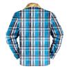 Men's Plaid Print Fleece Thickened Coat Jacket Men's Casual Fashion Warm Coat