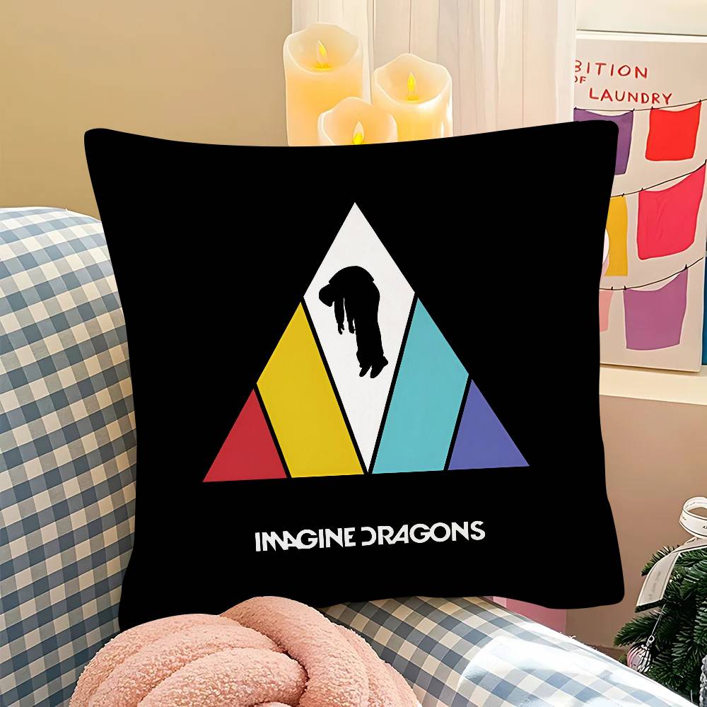 pc Popular Band IImagine DDragons Pillow Case Fashion Square Pillowcase Bedroom Sofa Room Ins Decoration Leisure